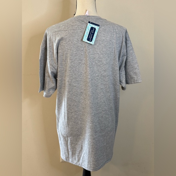 Simply Southern Valentines Cupid heart graphic Gray short sleeve T- shirt SZ LG - Picture 3 of 8